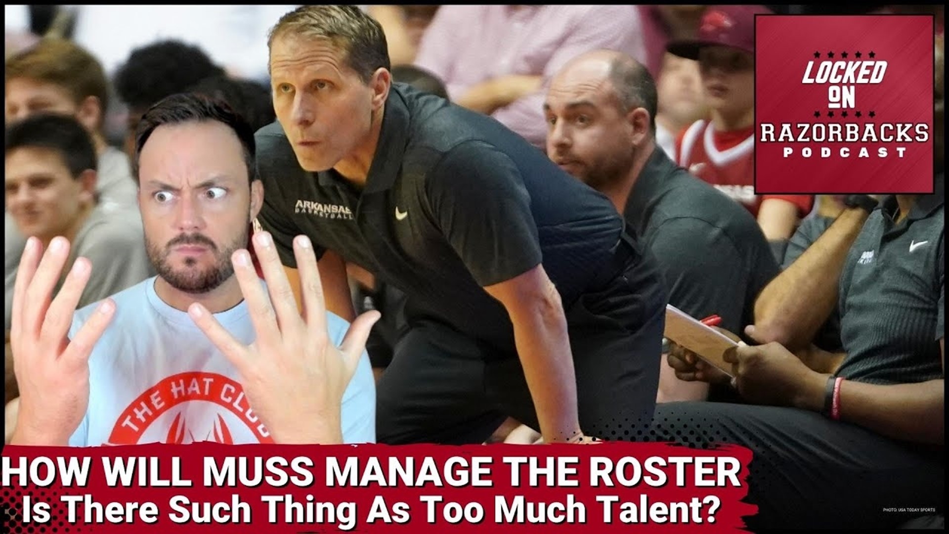 Razorback fans are loving the amount of talent coming into Eric Musselman's team next season, but there can only be 5 guys on the court.