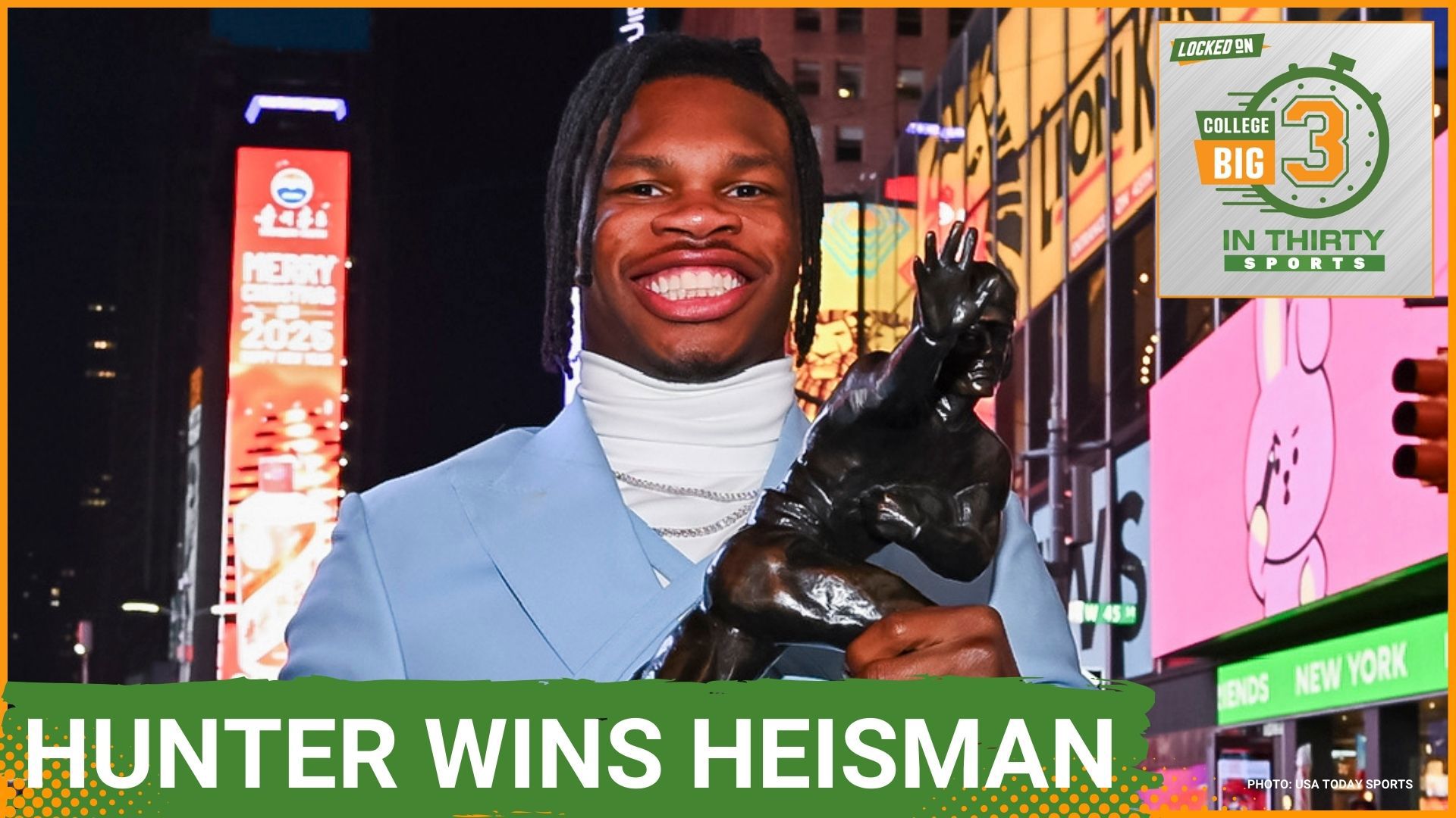 Travis Hunter takes home the Heisman Trophy and LSU gets a transfer quarterback from Mississippi State. UConn basketball gets a ranked win over Gonzaga.