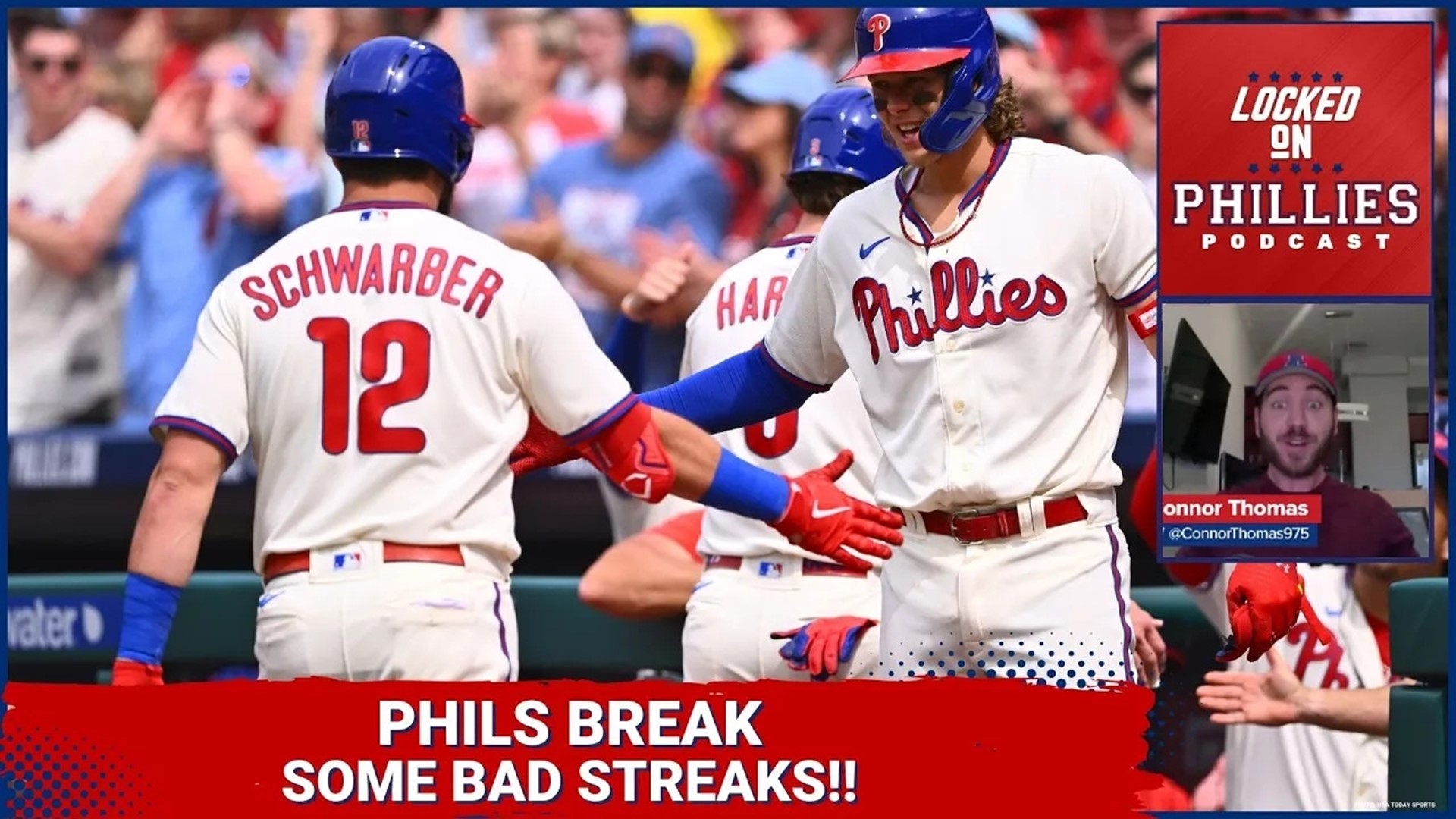 In today's episode, Connor reacts to the Philadelphia Phillies' 6-1 win over the Boston Red Sox on Sunday that snapped the Phillies' 6 game losing streak.