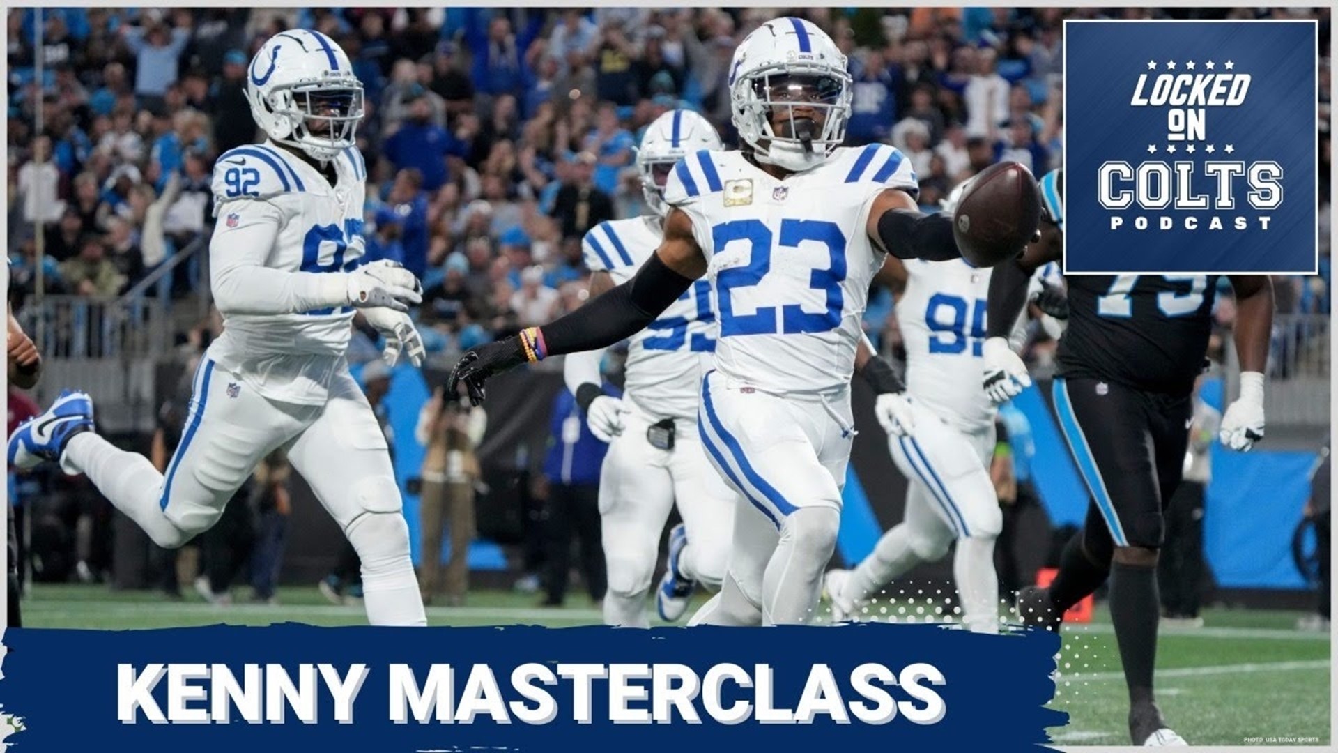 Indianapolis Colts cornerback Kenny Moore II's two pick-sixes propelled the team to victory over the Carolina Panthers in Week 9.