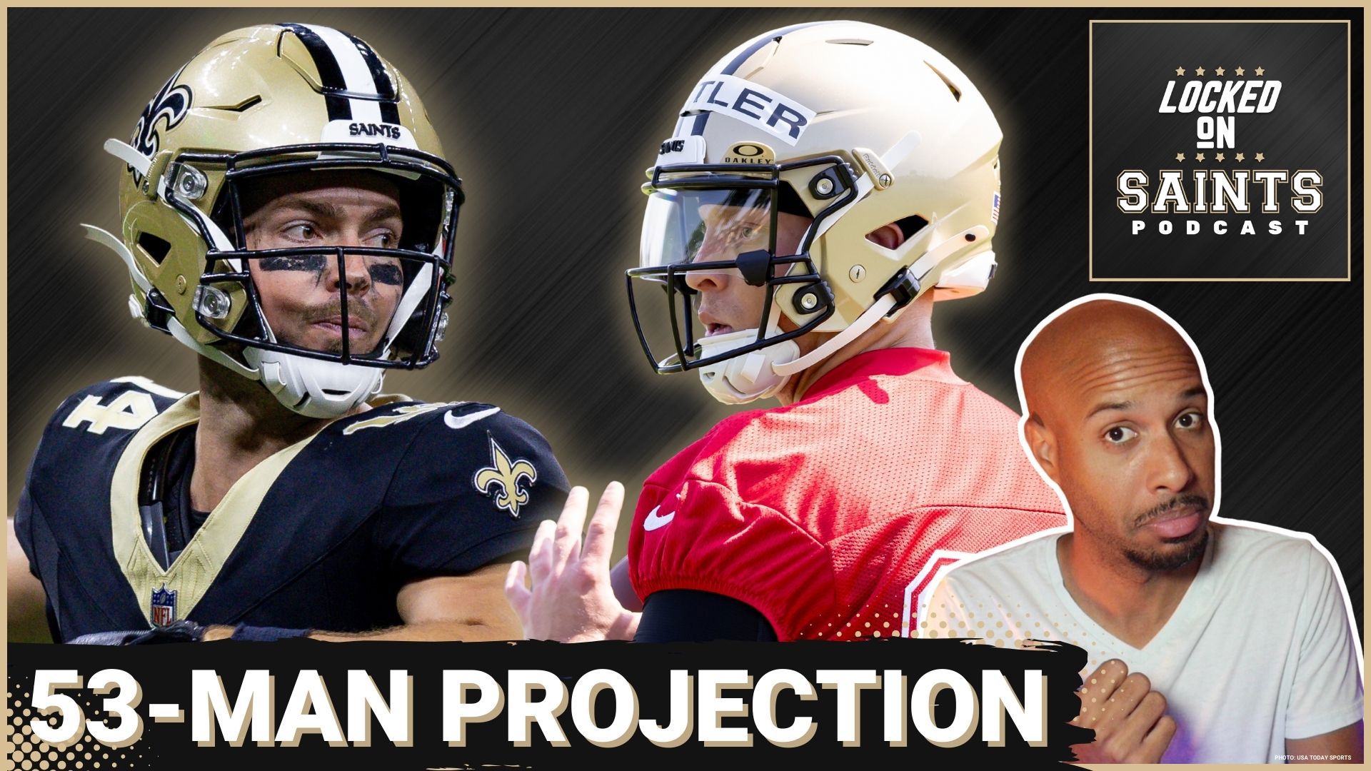 Many discuss the young New Orleans Saints quarterbacks Spencer Rattler and Jake Haener as one or the other when it comes to the 53-man roster.