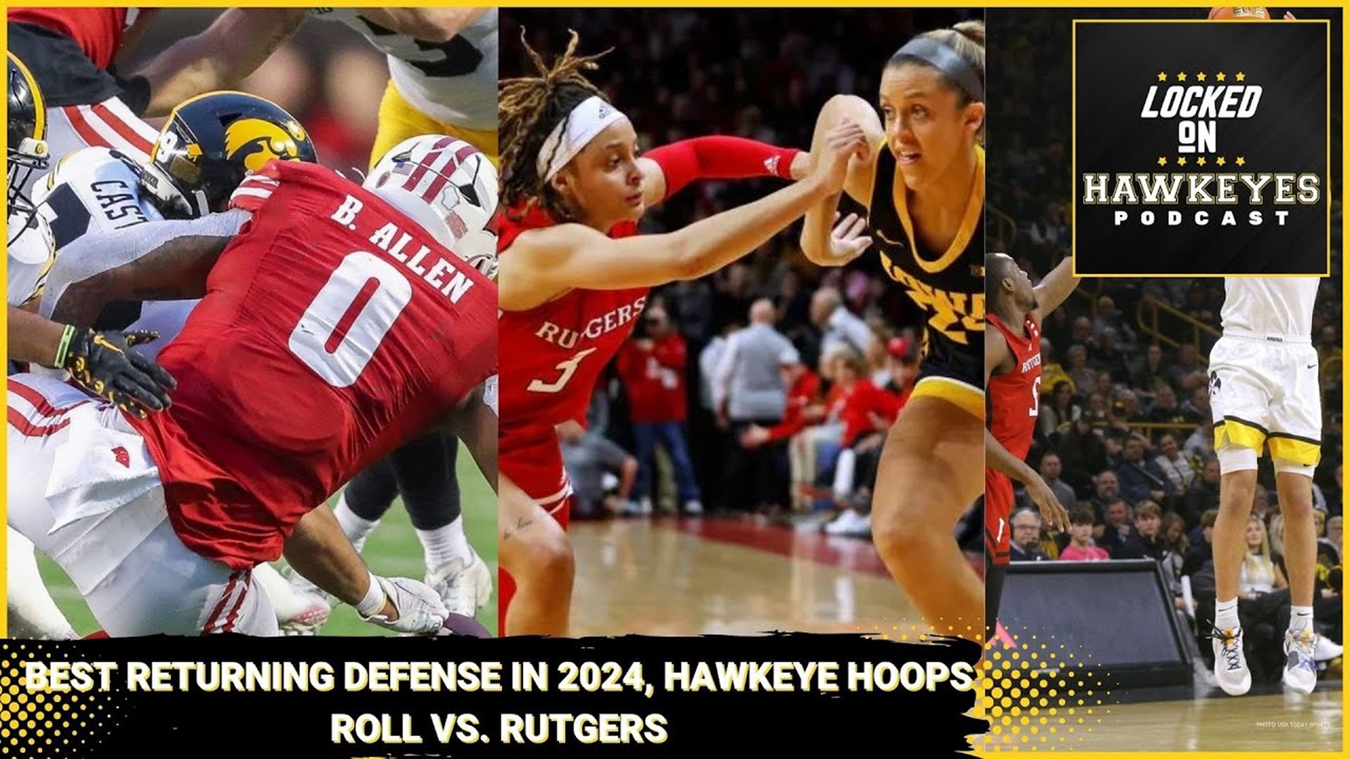 Iowa Football has the best defense in the country in 2024, Hoops rolls vs. Rutgers reaction