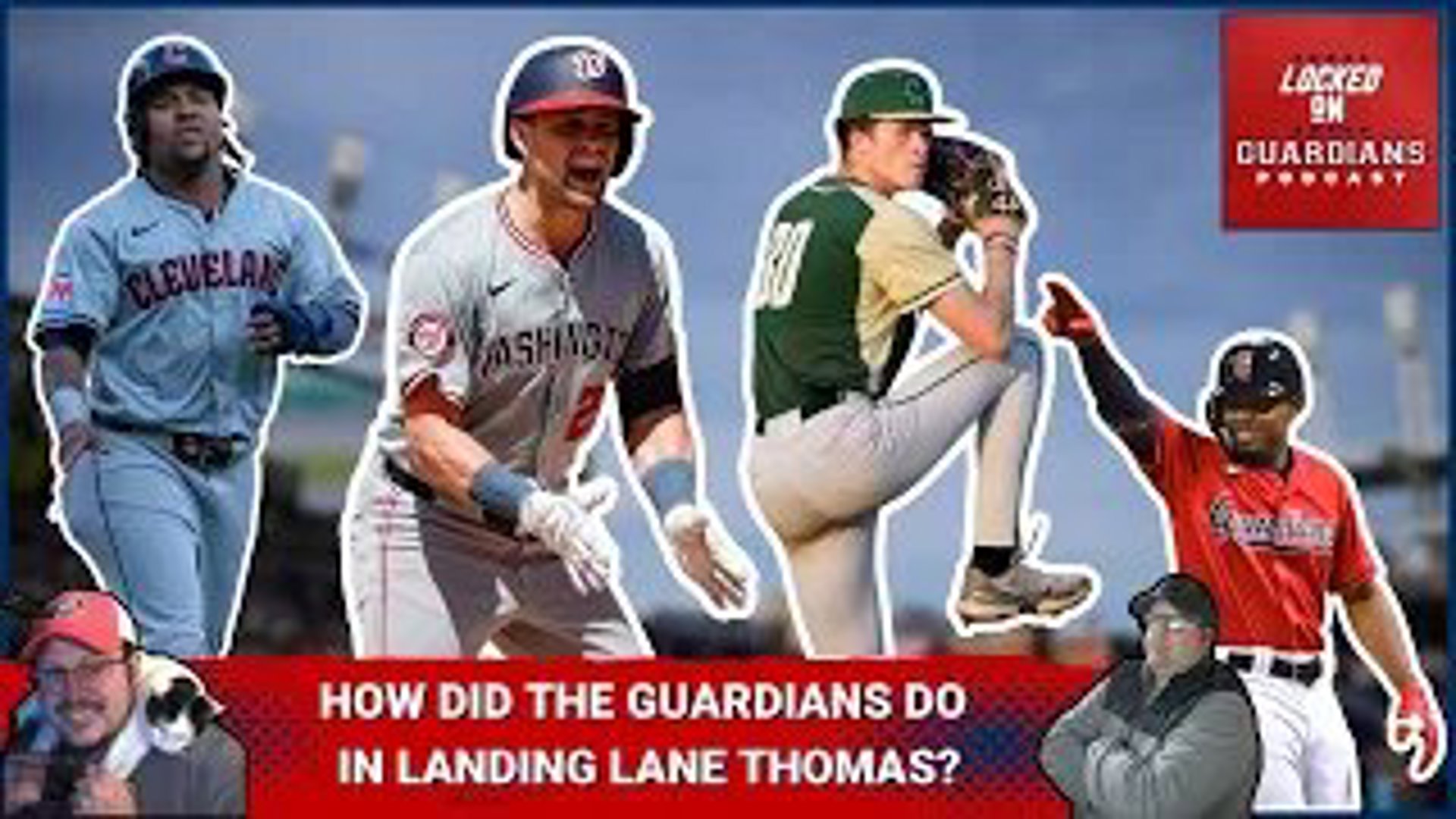 The Guardians traded for Lane Thomas from the Nationals in exchange for LHP Alex Clemmey, INF Rafael Ramirez Jr., and INF Jose Tena.