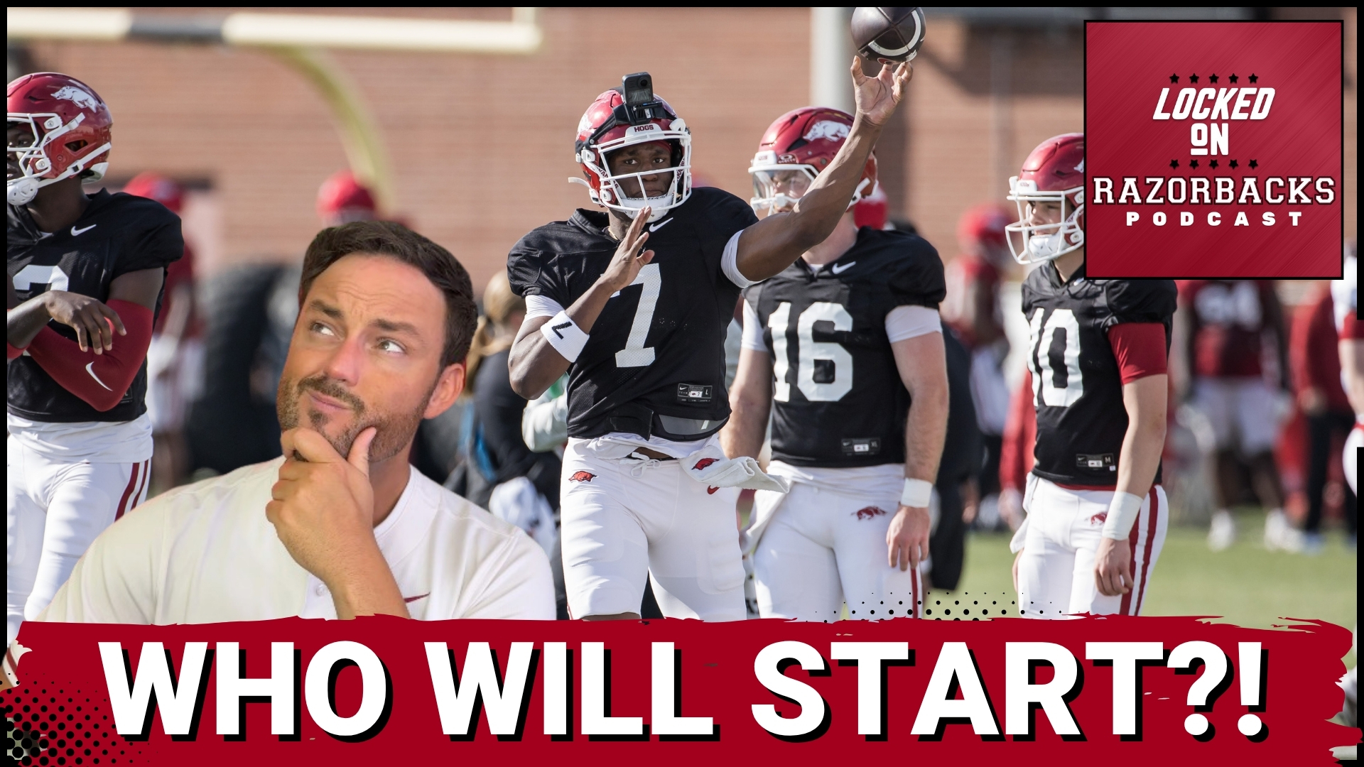 Steven Hill Razorbacks COMPETITION: Arkansas Razorbacks NEED a QB Breakout—Will A.J. Hill or K ...