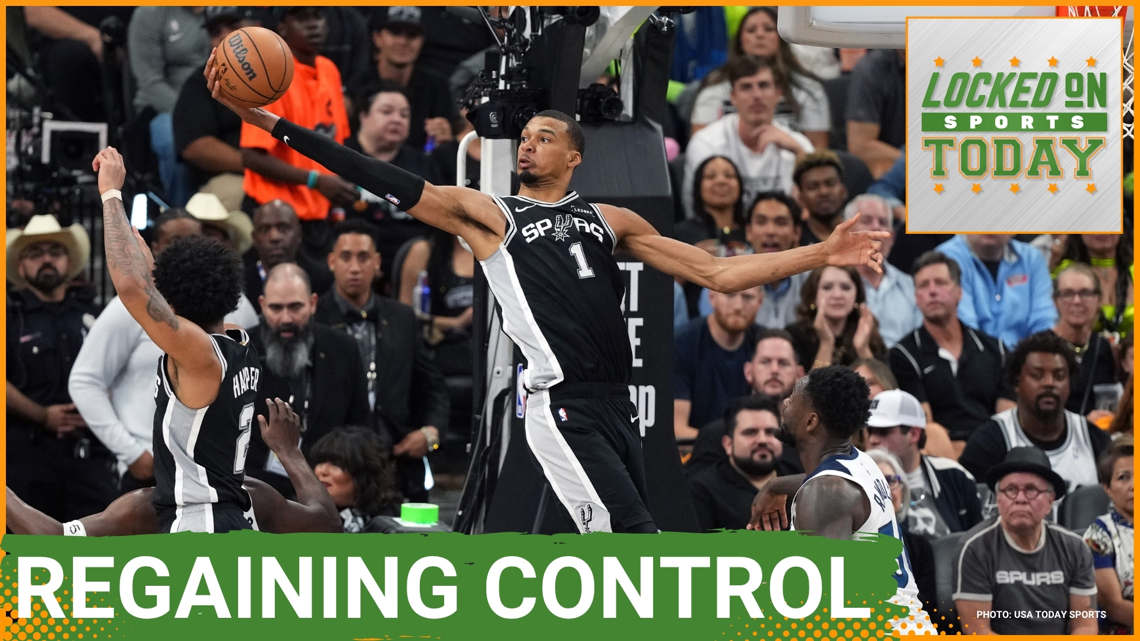 San Antonio Spurs Regain Control, Crush Minnesota Timberwolves in Game Five | Locked On Sports Today | May 13, 2026