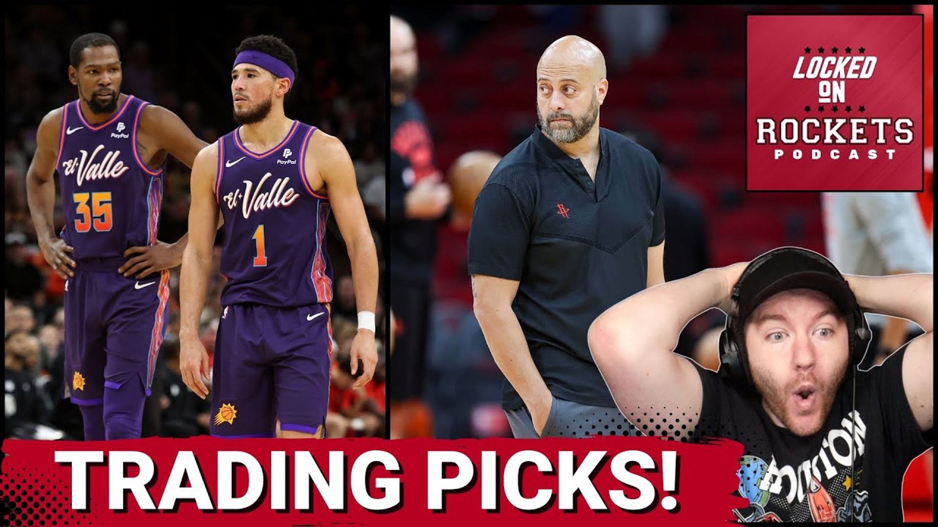 Houston Rockets Trade Brooklyn Nets Picks For Phoenix Suns Picks! Kevin ...