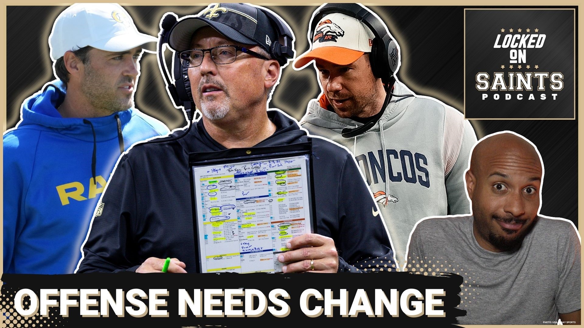 The New Orleans Saints should be backing offensive coordinator change and other shift soon, including Pete Carmichael.