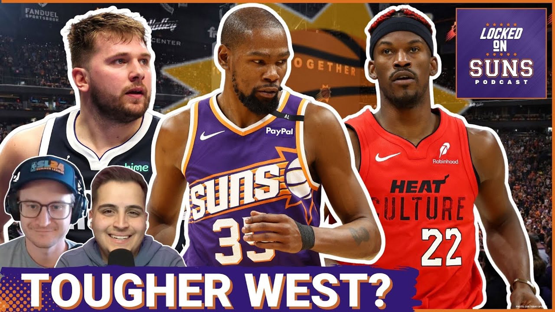 Do the phoenix suns have a tougher path in the west with luka doncic on