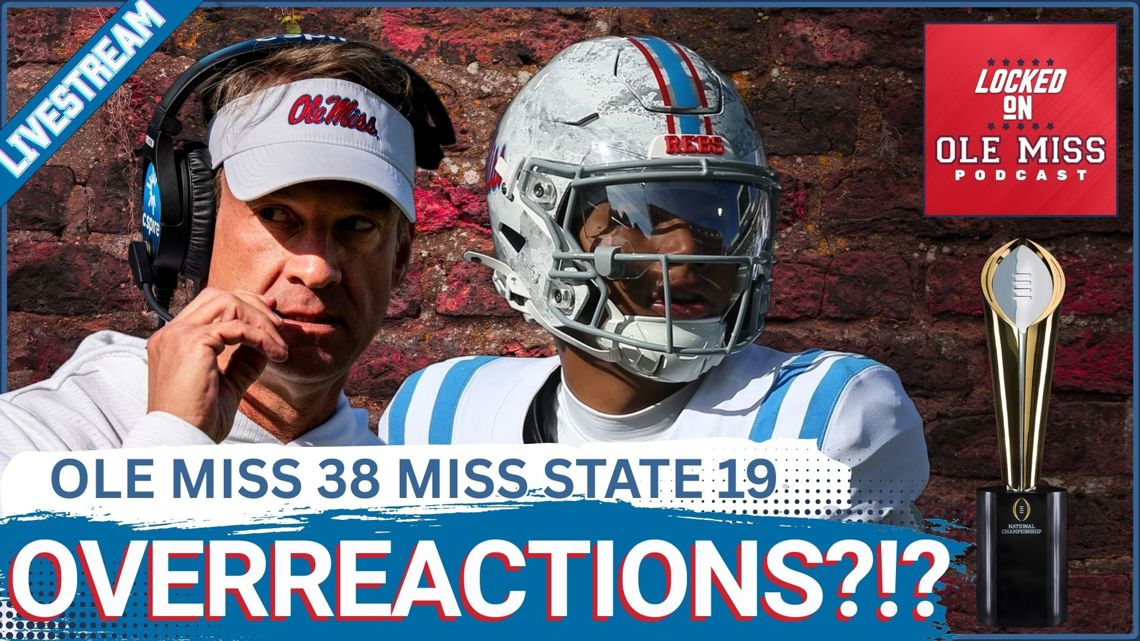 REACTION: Ole Miss DOMINATES Miss State 38-19 – National Title Bound? Lane Kiffin's NEW Problem