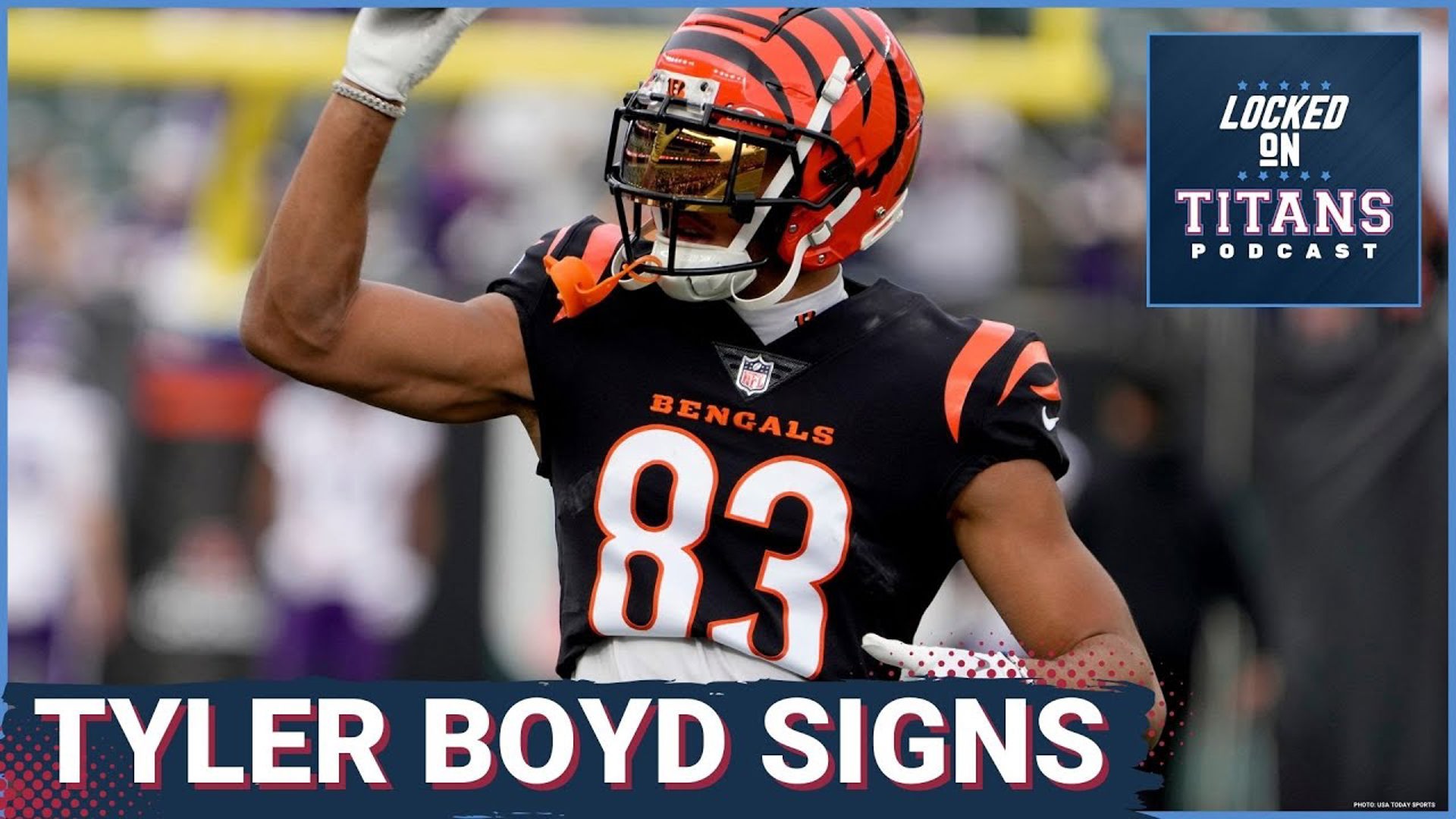 The Tennessee Titans made a huge move on Tuesday, signing wide receiver Tyler Boyd to a one-year deal.