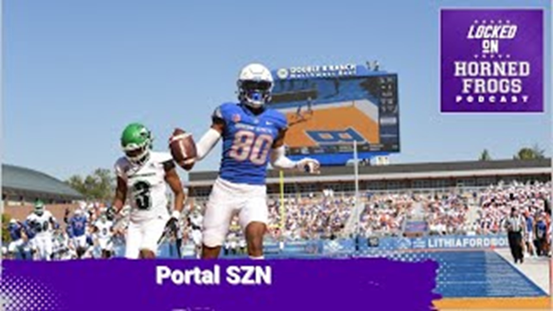 The TCU Horned Frogs are going after a Boise State WR in the portal
