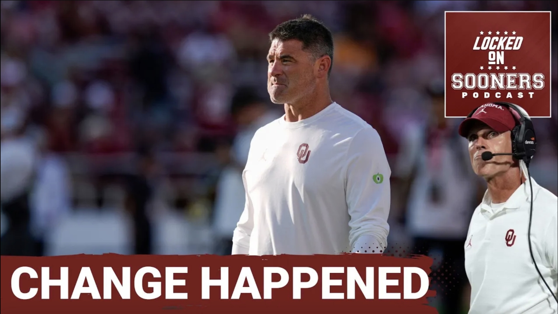 Oklahoma Sooners shake up their coaching staff mid-season, firing offensive coordinator Seth Littrell and promoting Kevin Johns and Joe Jon Finley