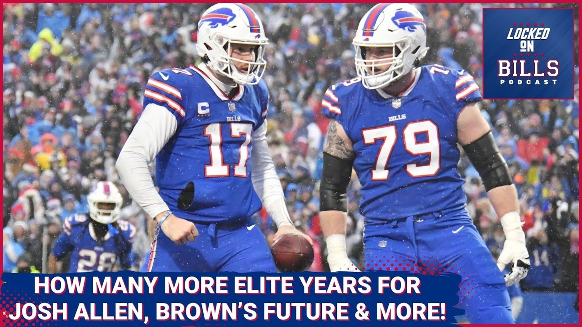 How many elite seasons are left for Buffalo Bills QB Josh Allen