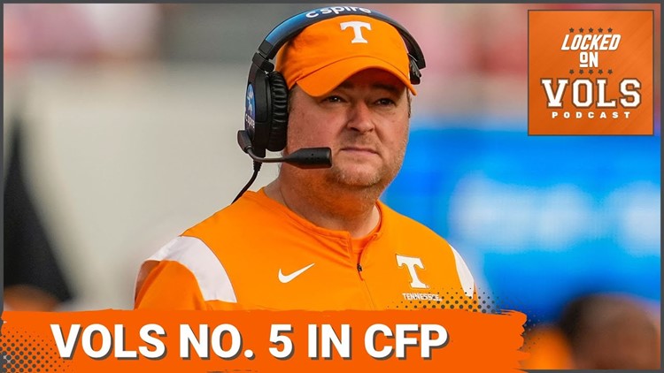 Tennessee Vols fall to No. 5 in latest College Football Playoff rankings | Podcast
