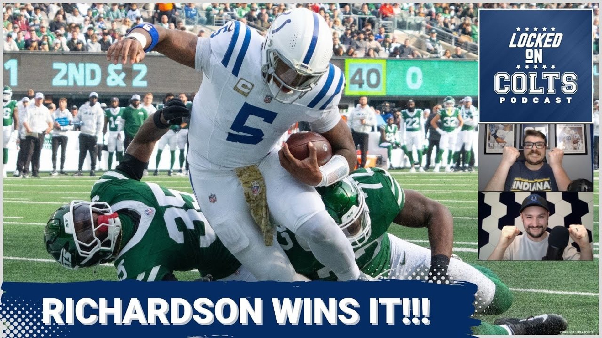 The Indianapolis Colts are finally back in the win column with a 28-27 win over the New York Jets.