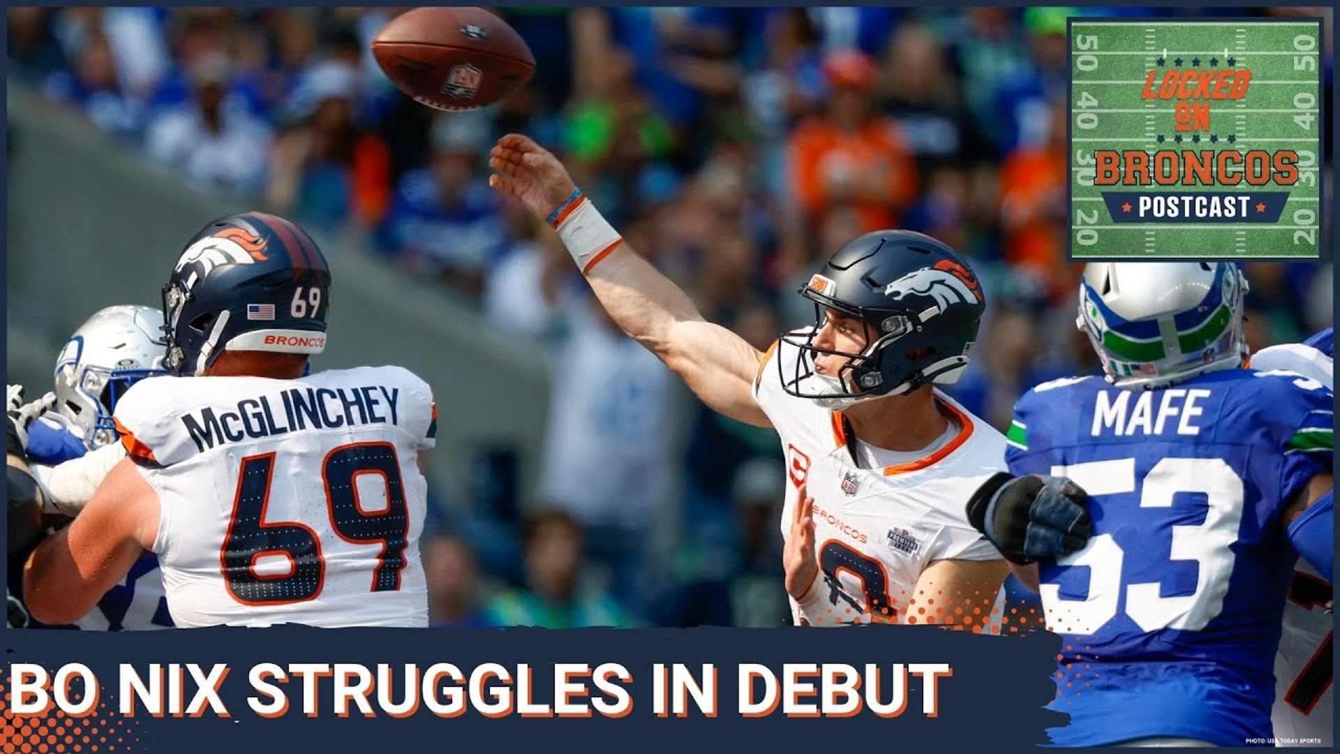 Locked On Broncos Postcast Bo Nix Offense Struggle Vs Seahawks