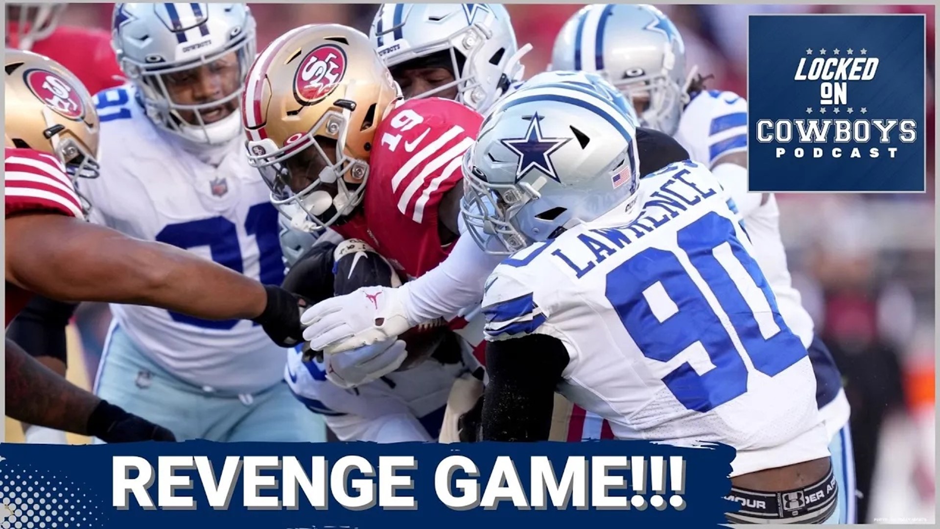 What channel is Dallas Cowboys game today vs. San Francisco 49ers