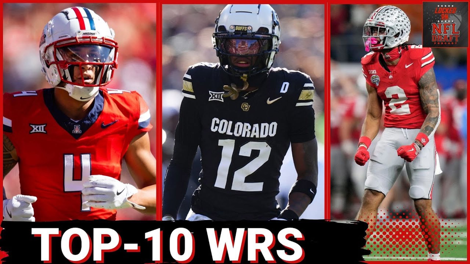 Dueling top10 Wide Receiver Ranking for 2025 NFL Draft+Potential risers