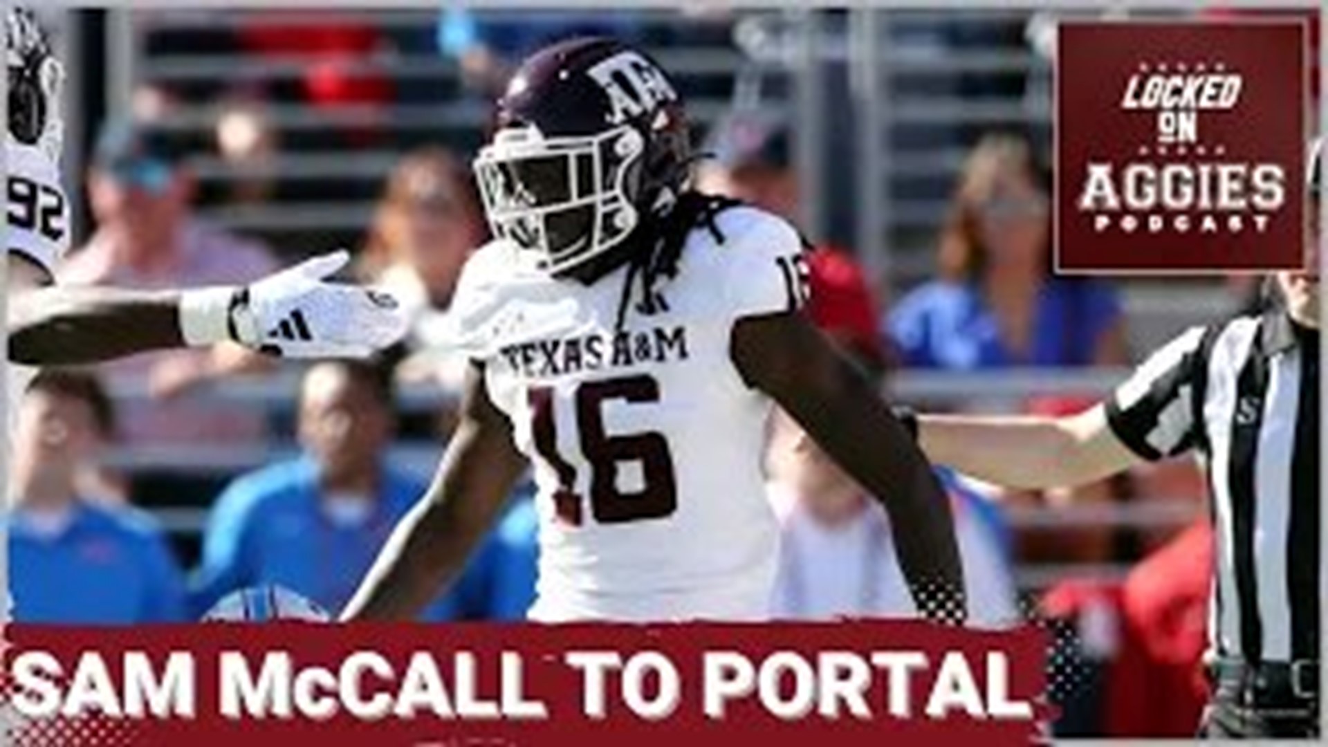 On today's episode of Locked On Aggies host Andrew Stefaniak talks about Sam McCall planning to enter the transfer portal. McCall came A&M in the last portal window.