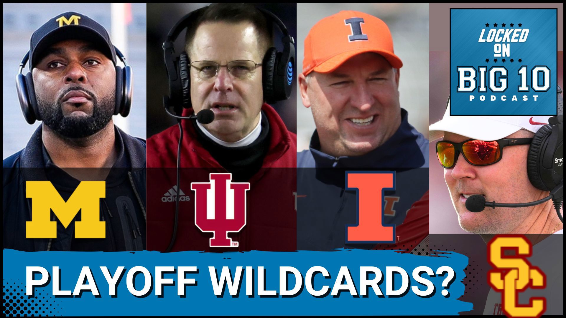 Big Ten football playoff race heats up. Top teams analyzed. Recruiting updates for Michigan, Ohio State. NBA Draft's Big Ten impact, Rutgers shines.