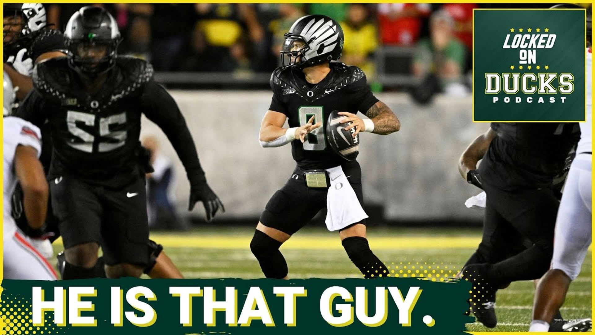 Dillon Gabriel played his best game as a Duck on the biggest stage Oregon has played this year.