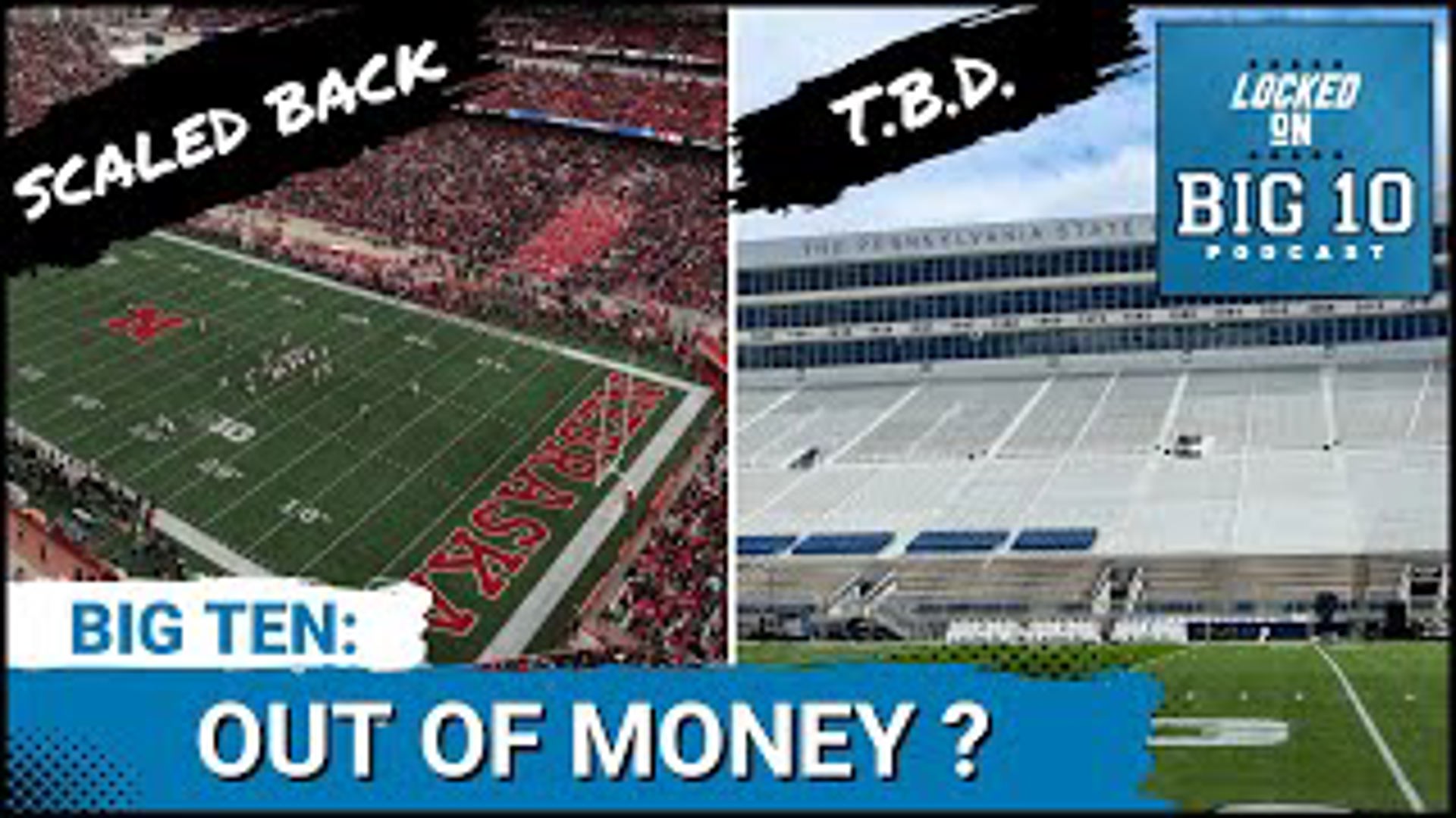 Why are Nebraska and Penn State scaling back massive football stadium renovations?  Are Big Ten schools running out of money?