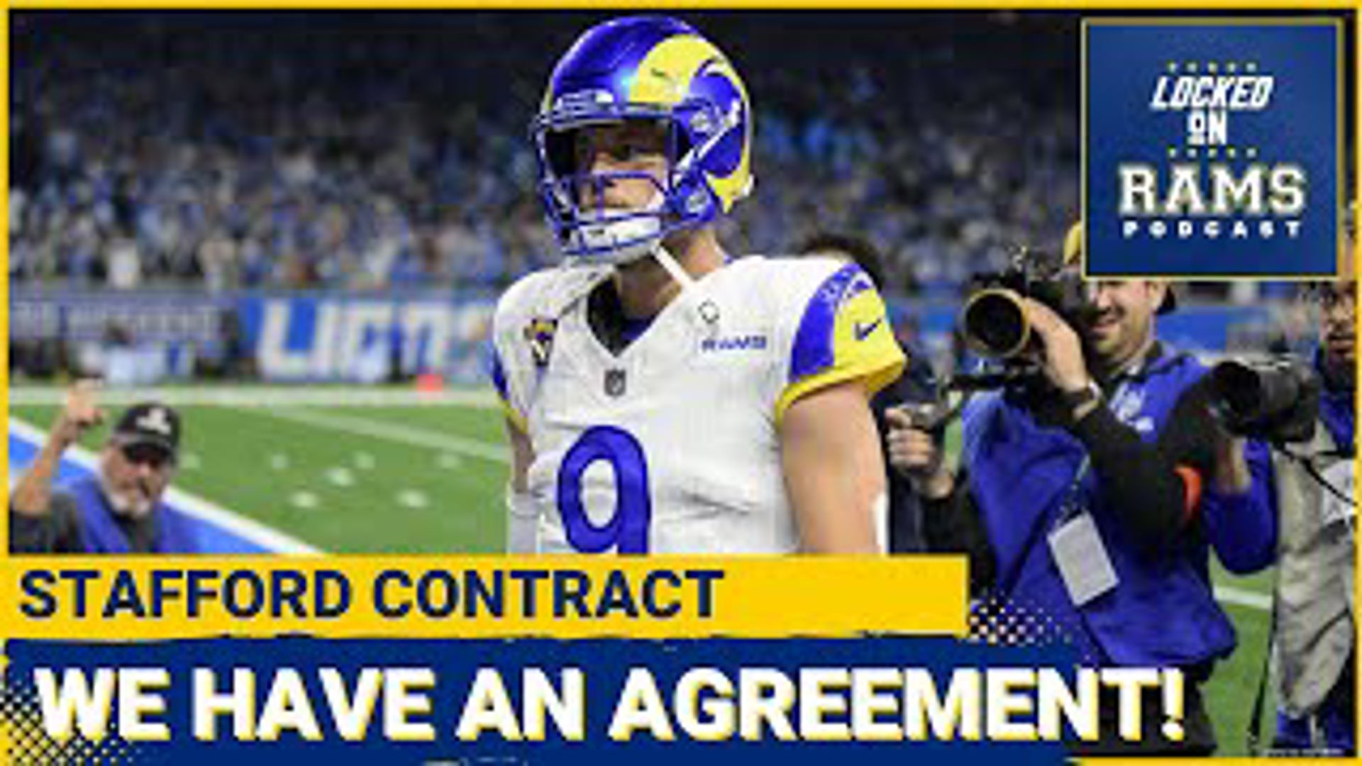 Matthew Stafford and the Los Angeles Rams have come to an agreement on an adjustment to his contract that will pay him more guaranteed money.