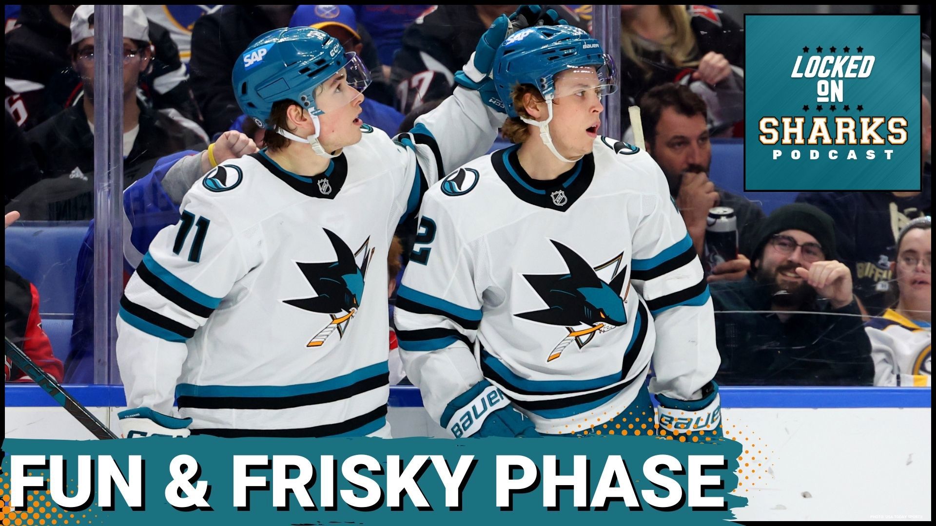 Are the San Jose Sharks entering their "fun and frisky" phase of rebuilding with young talents like Will Smith and Macklin Celebrini leading the charge?