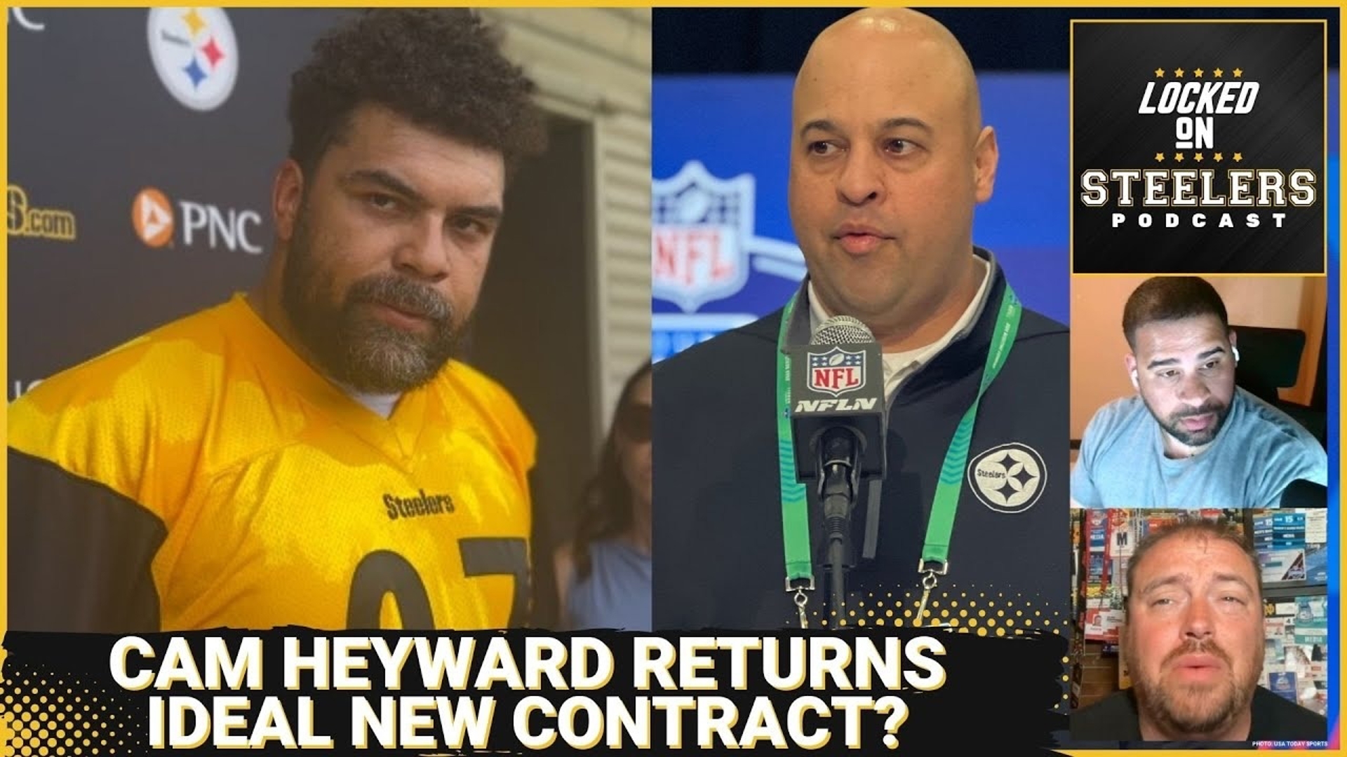 The Pittsburgh Steelers saw Cam Heyward arrive at OTAs Tuesday, where he spoke with Pittsburgh media about his current contract status with the team.