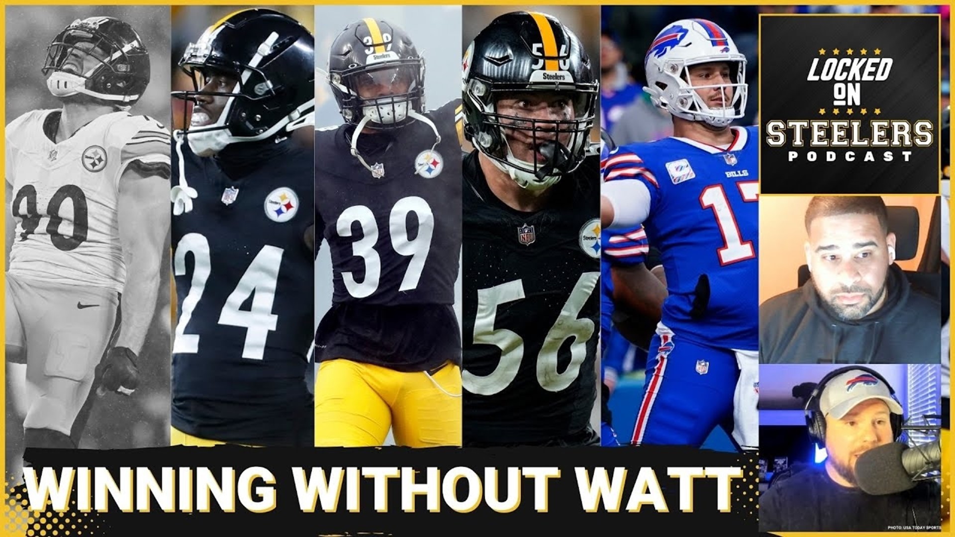 The Pittsburgh Steelers will be without T.J. Watt in their playoff matchup with the Buffalo Bills.