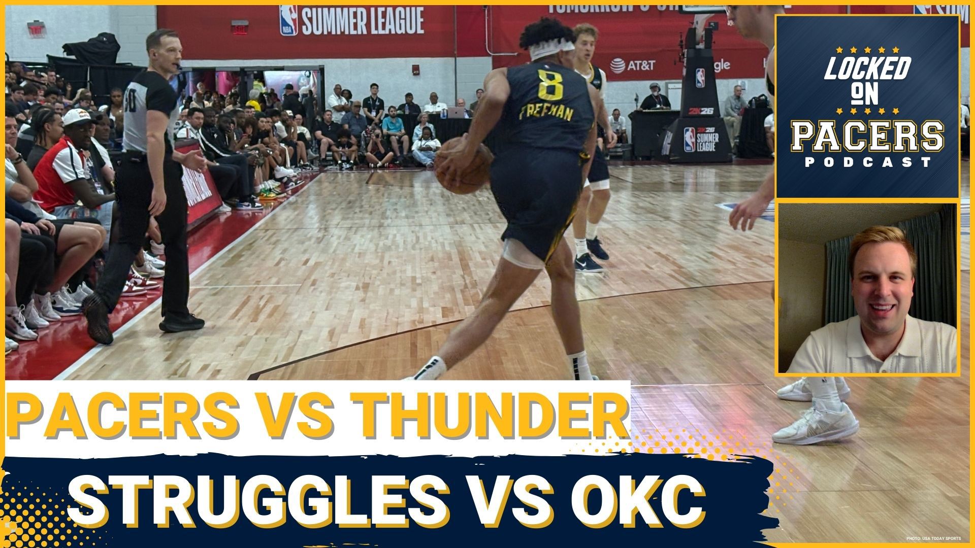 Indiana Pacers started well, then were rough the rest of the way in summer league loss vs the OKC Thunder. What changed? Why did Johnny Furphy and Taelon Peter rock?