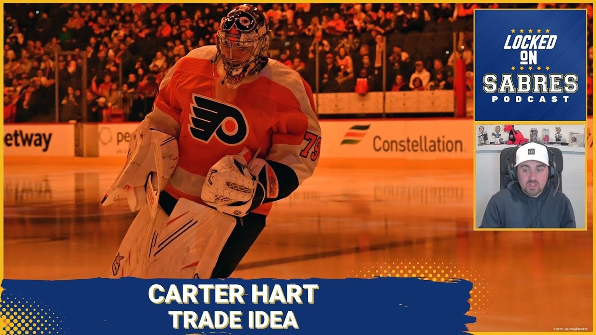Carter Hart a trade target for the Sabres?