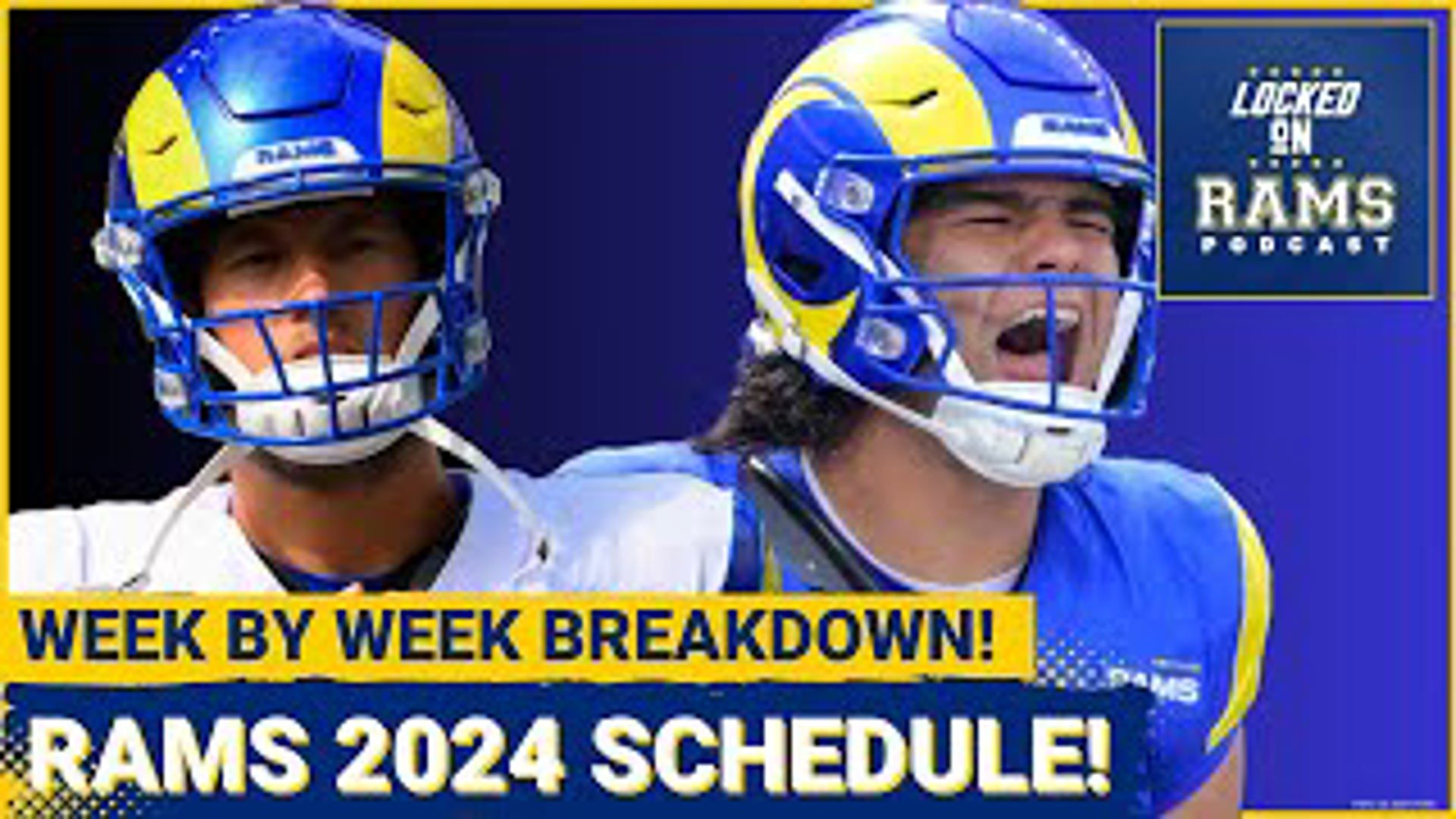 Rams 2024 Schedule Revealed! Prime Time Matchups, Toughest Opponents