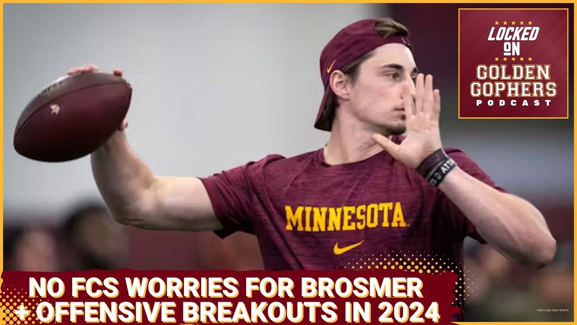 On today's Locked On Golden Gophers, host Kane Rob, discusses why the Minnesota Gophers QB Max Brosmer is ready for the jump up to FBS