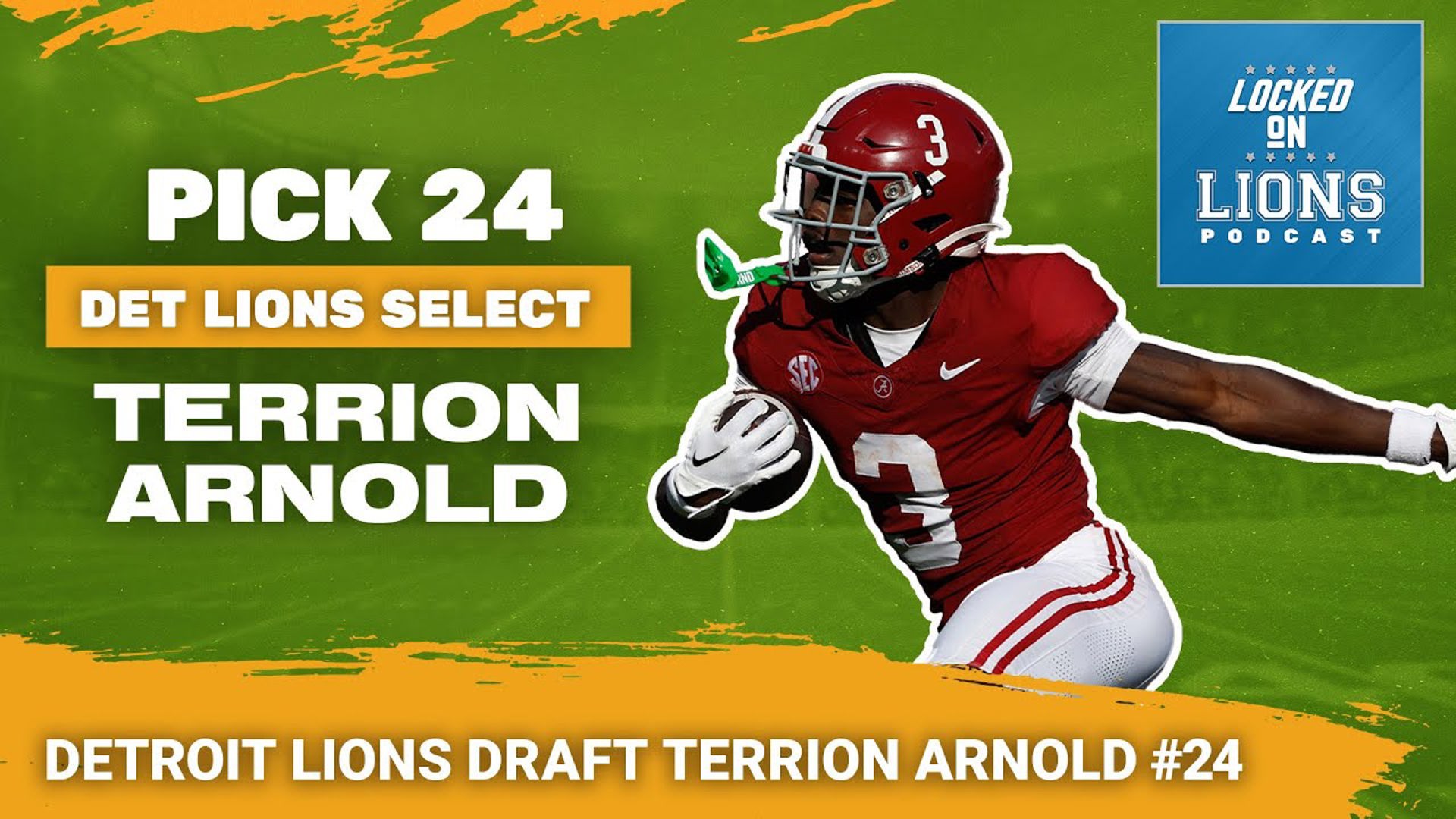 Detroit Lions Pick Terrion Arnold | 2024 NFL Draft Coverage