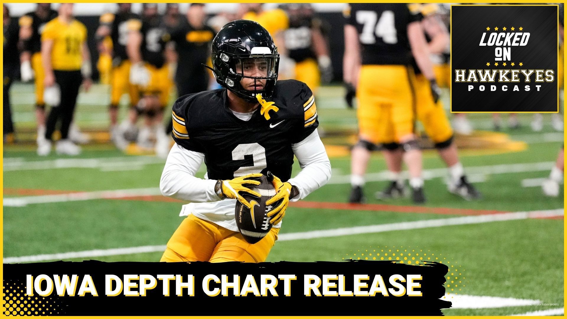 Iowa Hawkeyes football fans, brace yourselves for a game-changing depth chart reveal! Who's stepping up as the surprise starter at wide receiver?

Host Trent Condon