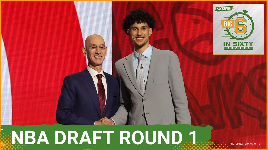 The Atlanta Hawks Select Zaccharie Risacher With The No. 1 Pick In The ...