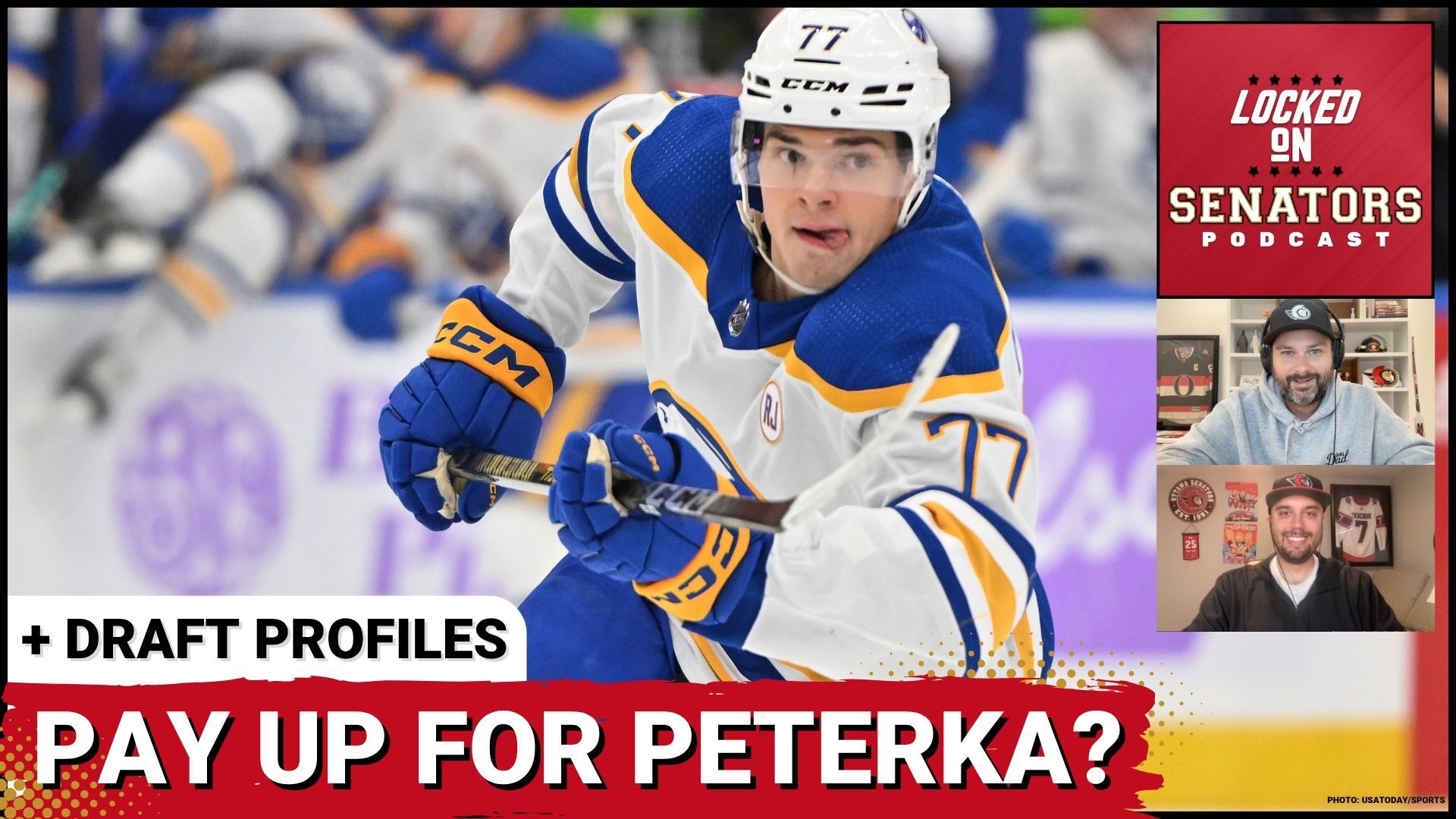 Brandon Piller and Ross Levitan discuss the idea of the Ottawa Senators trading for Buffalo Sabre JJ Peterka and profile two prospects in our 2025 NHL Draft Rankings