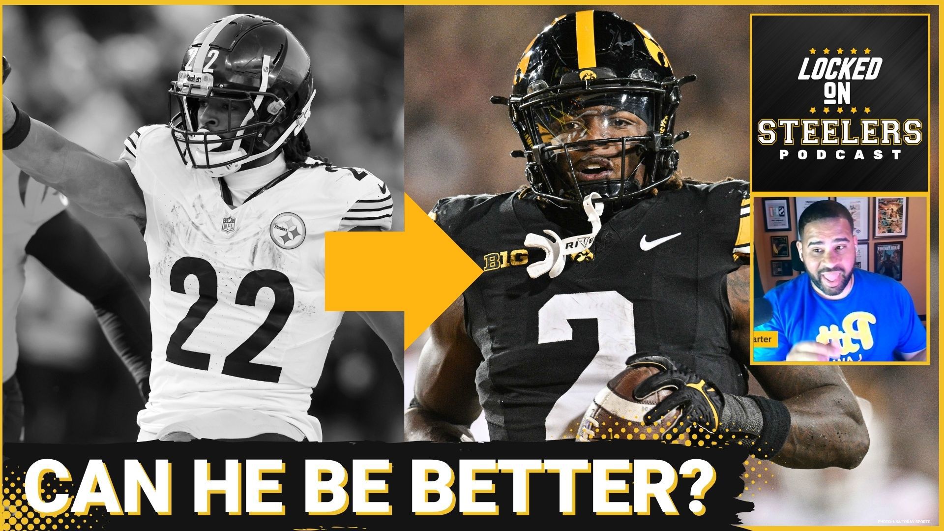 The Steelers selected Iowa RB Kaleb Johnson in the the NFL Draft to bring an instant impact to the offense. Chris Carter explains why his vision could be the key.