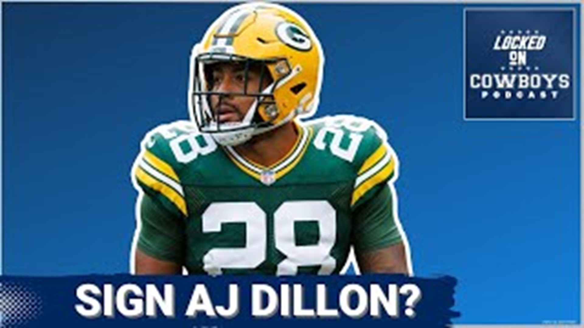 The Dallas Cowboys have shown interest in former Packers RB AJ Dillon in free agency. Does he make sense in Mike McCarthy's offense and what would the plan be for RB