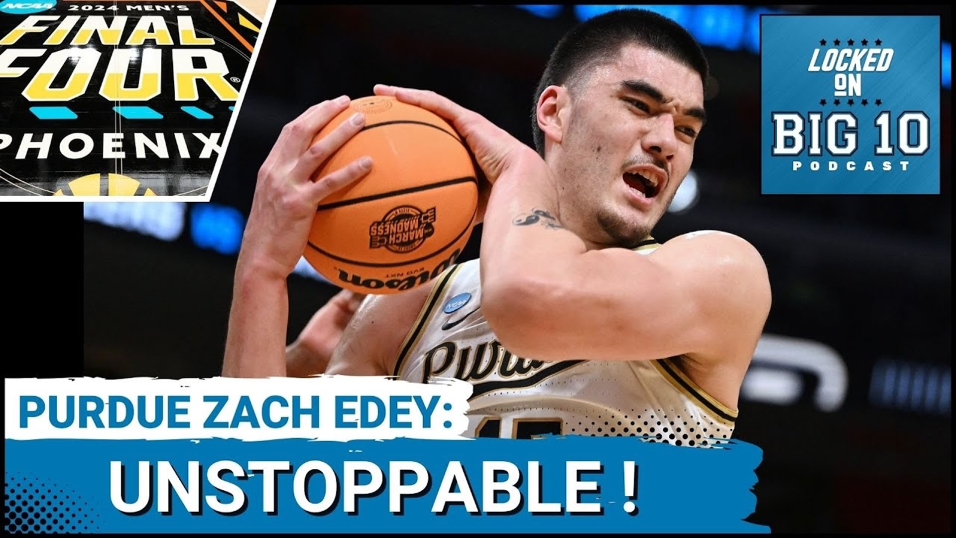 Zach Edey looked unstoppable as he scored a career high 40 points and the Purdue Boilermakers basketball team advanced to the Final Four.