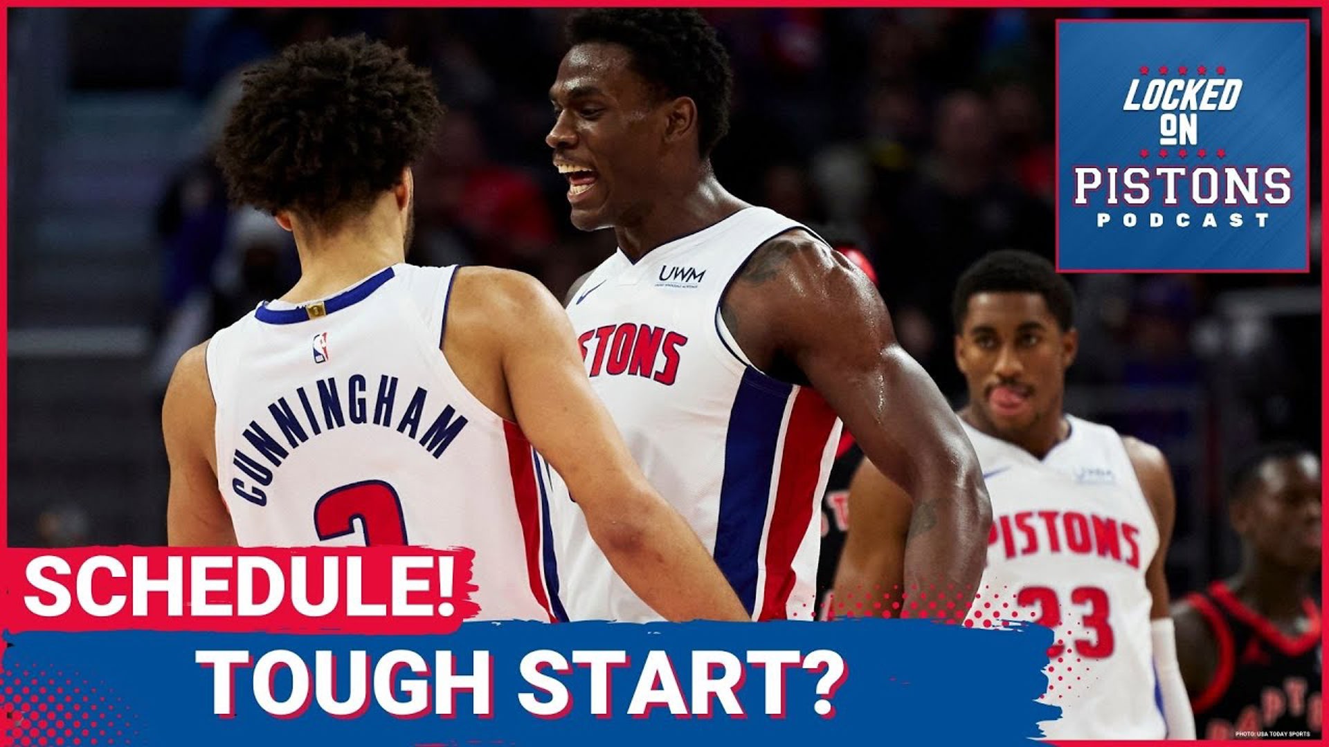 The Detroit Pistons schedule has been officially dropped, with the Motor City opening up their season at home against Tyrese Haliburton and the Indiana Pacers.