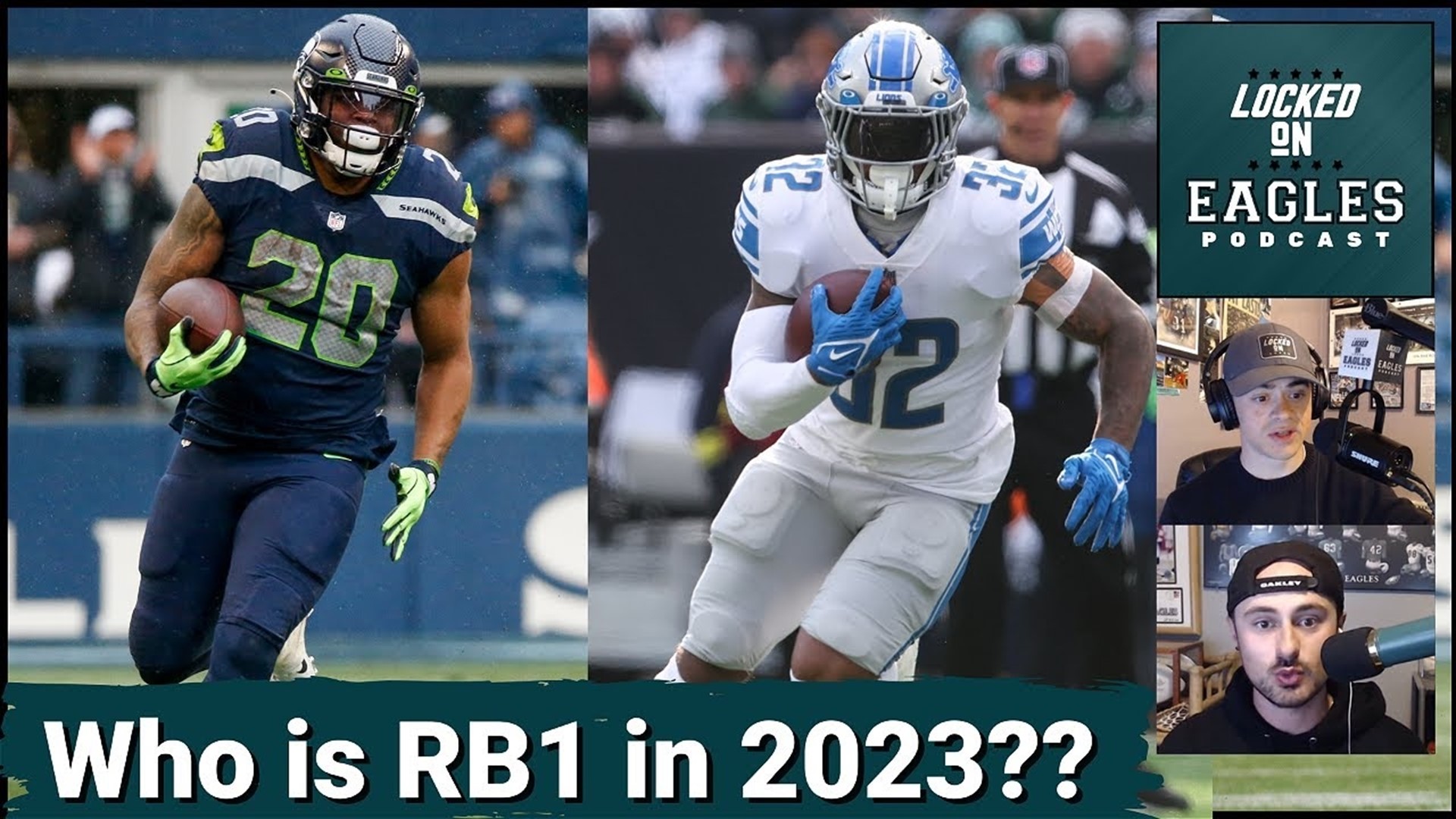 Who will be the Philadelphia Eagles RB1 in 2023 between Rashaad Penny and D'Andre Swift?