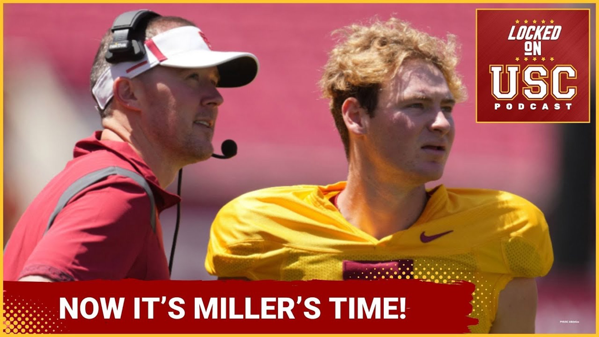 It's now official, it's Miller's time to be USC's starting QB. Lincoln Riley named Miller the starter to begin mock game week preparation.