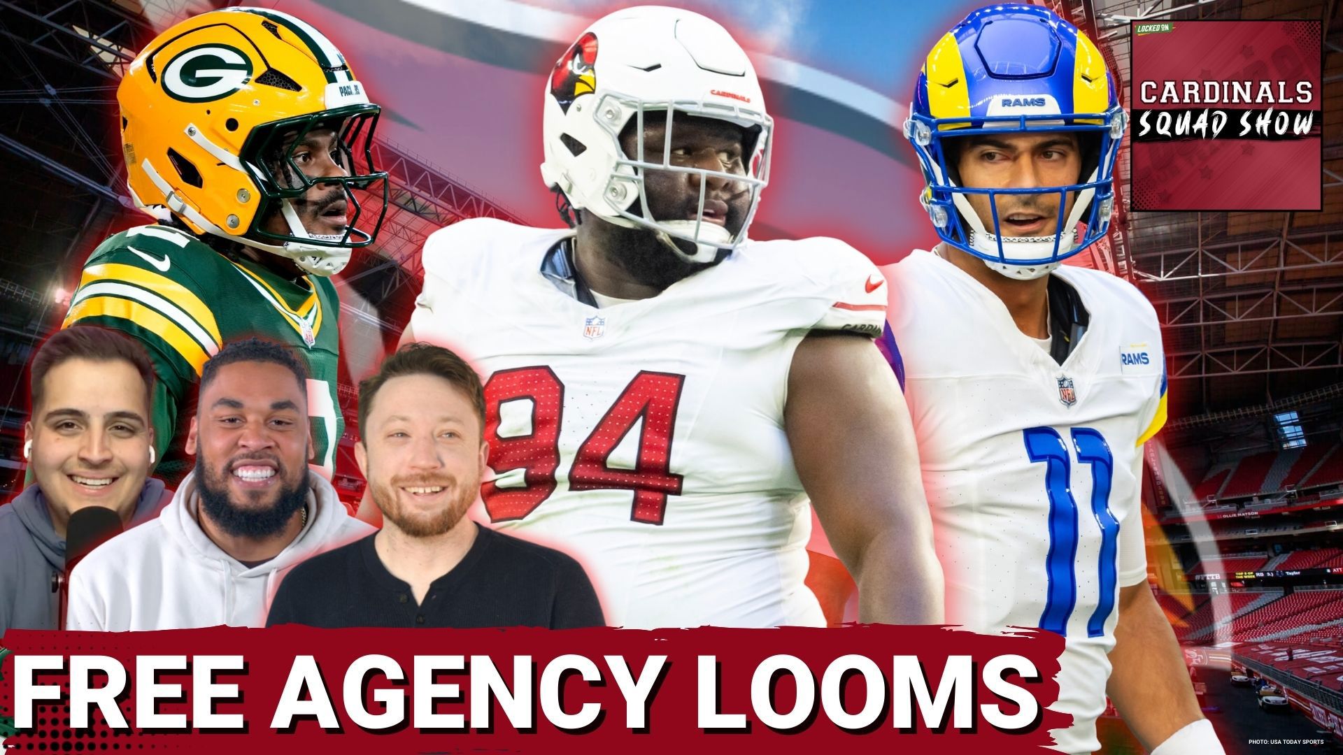 CARDINALS SQUAD SHOW: Free Agency Looms for The Arizona Cardinals, Will ...