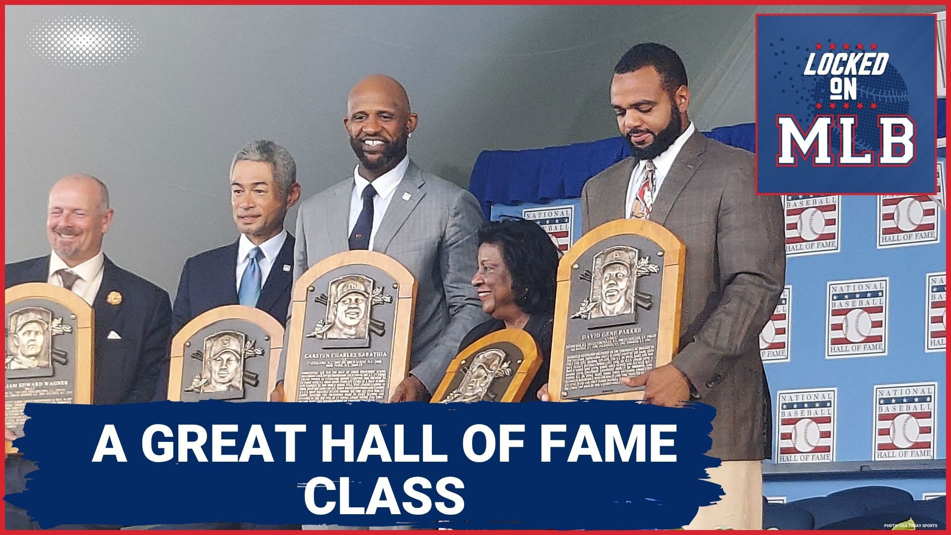 A beautiful ceremony at the Hall of Fame saw Ichiro Suzuki bringing the laughs and the memories of Dick Allen and Dave Parker bringing tears.