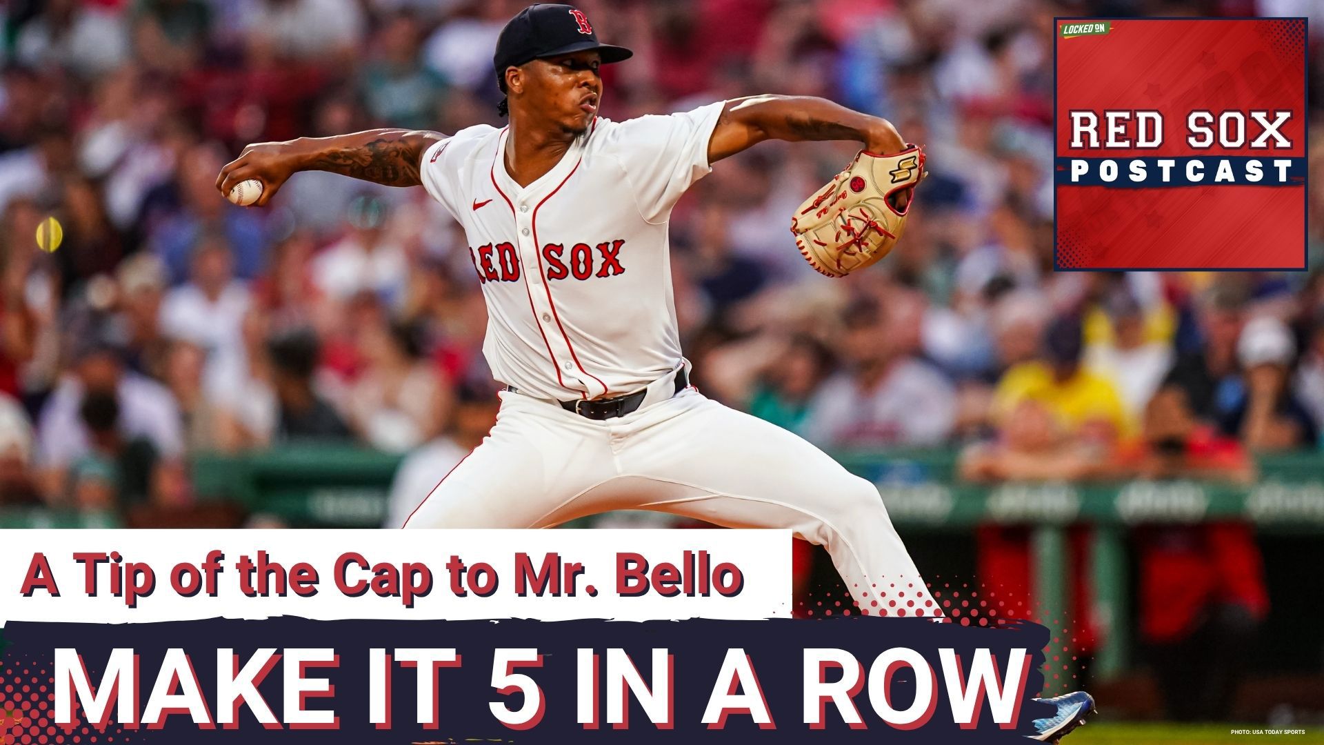Brayan Bello tossed the Red Sox 1st complete-game of the 2025 season and the Red Sox won their 5th in a row with a 10-2 drubbing of the Colorado Rockies.