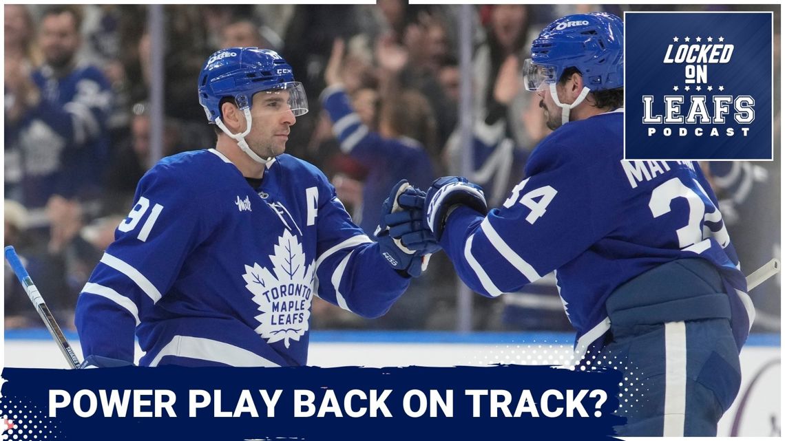 Toronto Maple Leafs power play delivers, Auston Matthews getting back on track?