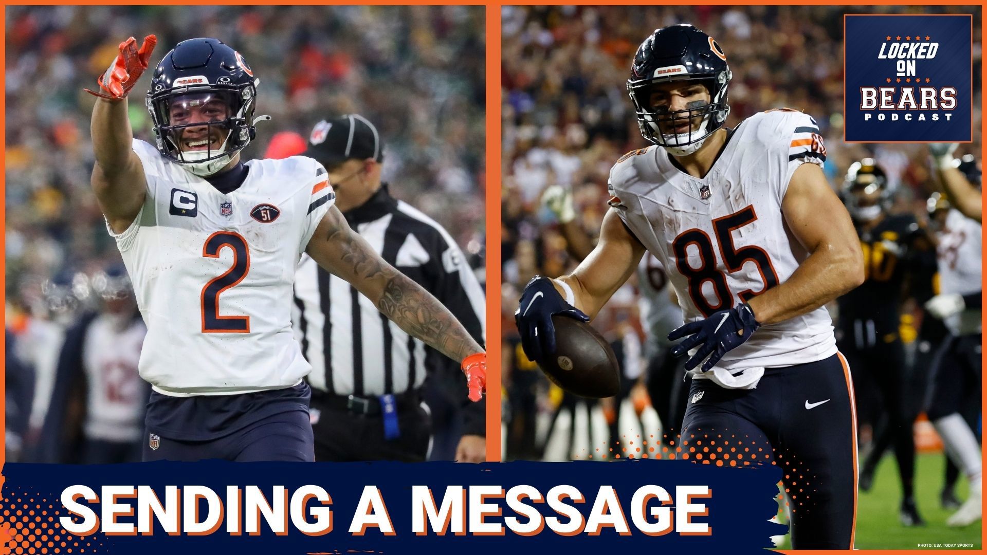 After the Chicago Bears drafted Colston Loveland and Luther Burden with their first two picks, Ben Johnson sent a message to the veterans on his roster.