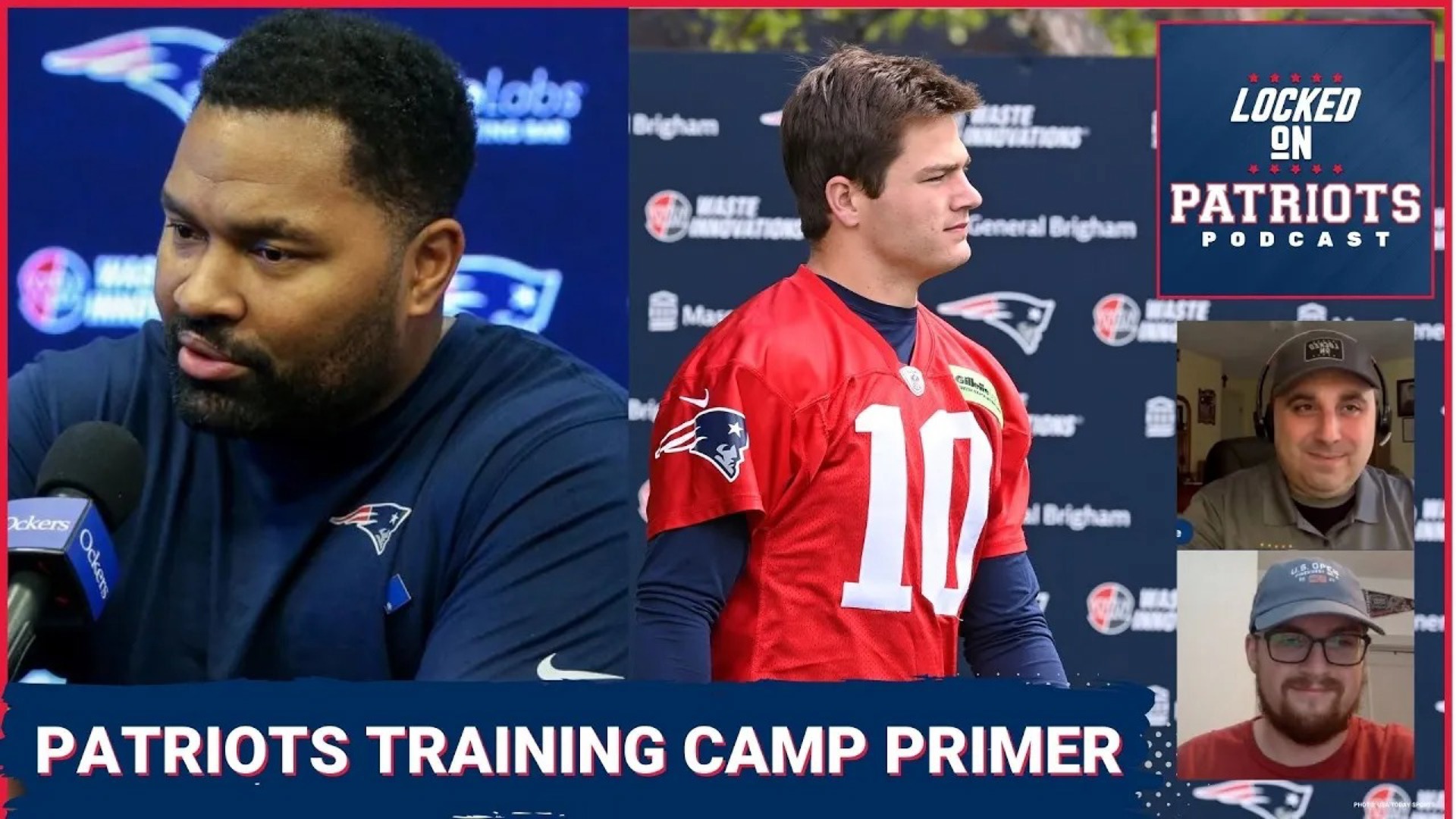 New England Patriots Training Camp Primer: Jacoby Brissett, Drake Maye ...